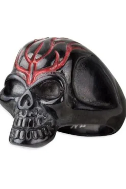 Echt etNox Black Skull Ring