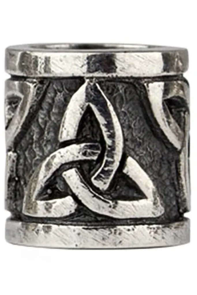 Echt etNox Celtic Knot Silver Beard/Hair Bead