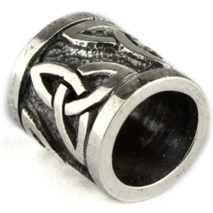 Echt etNox Celtic Knot Silver Beard/Hair Bead