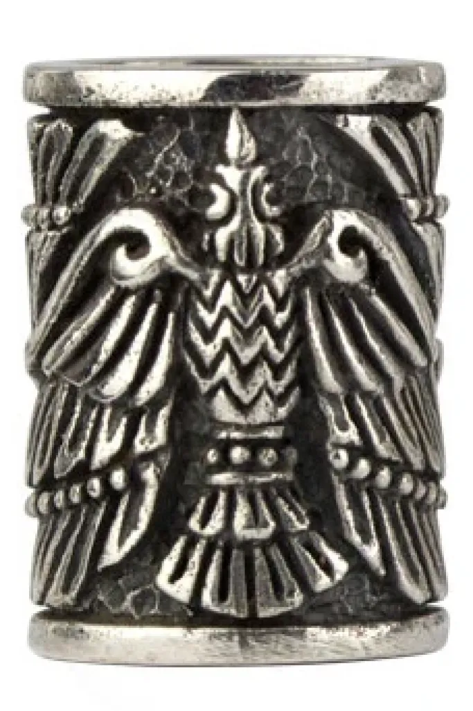 Echt etNox Eagle Silver Beard/Hair Bead