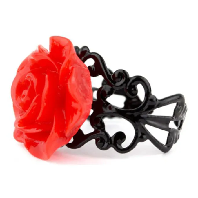 Echt etNox Red Rose Ring