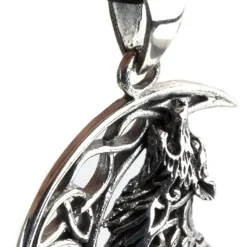 Echt EtNox Howling Wolf in Moon pendant