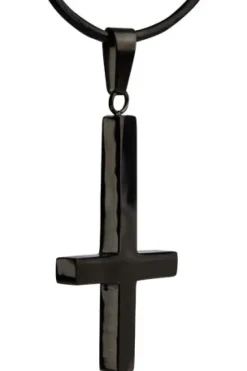 Echt etNox Inverted Black Cross Pendant