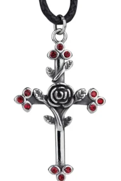 Echt etNox Rose Cross Pendant