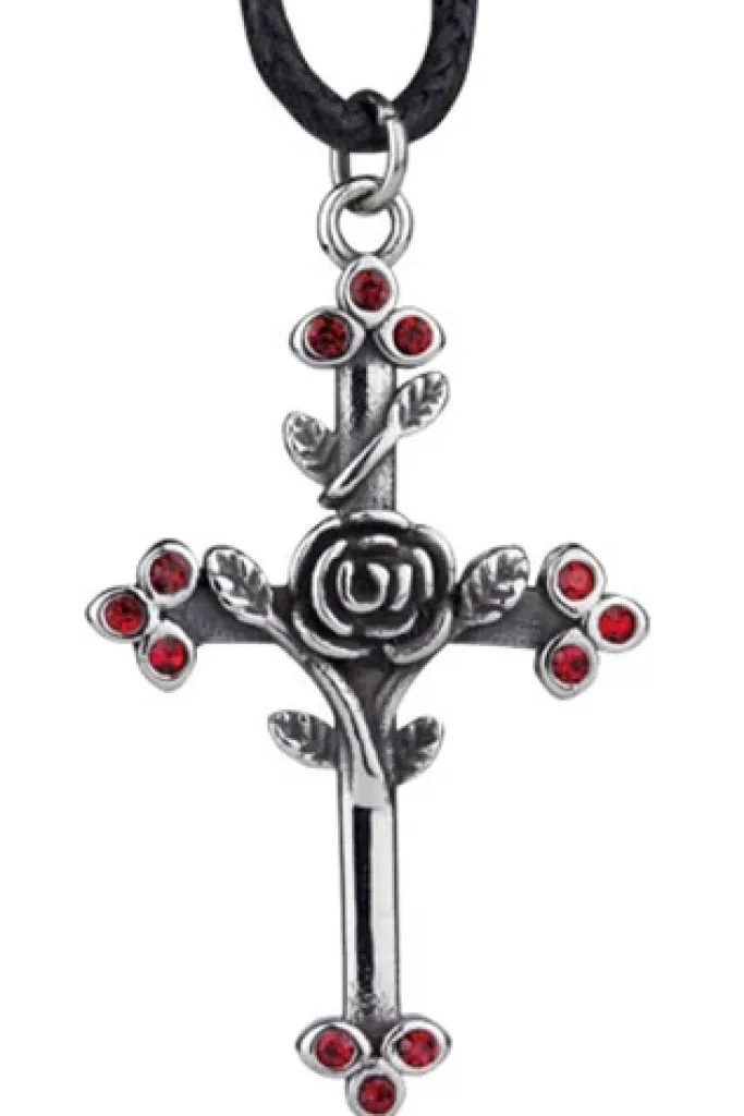 Echt etNox Rose Cross Pendant