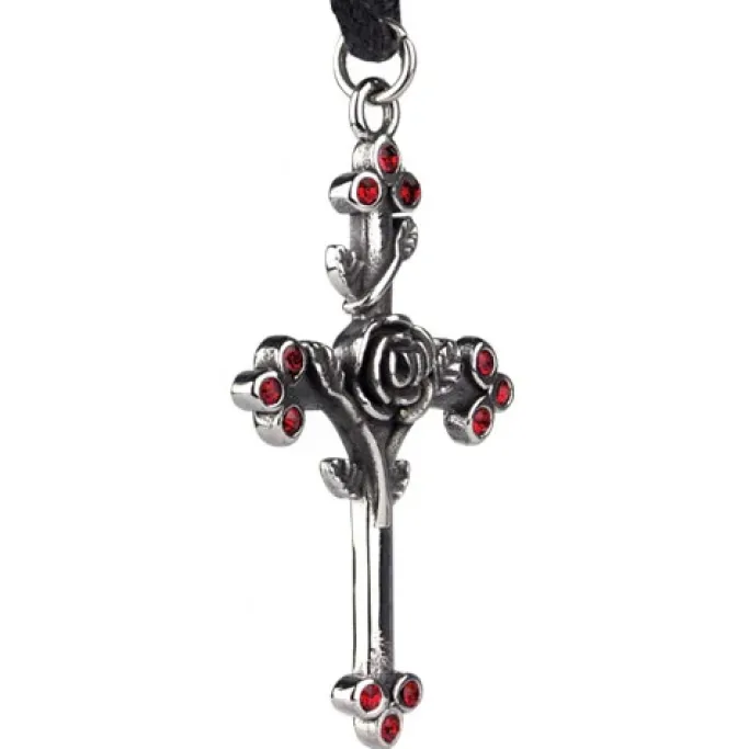 Echt etNox Rose Cross Pendant