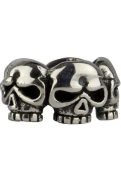 Echt etNox Skull Silver Beard/Hair Bead
