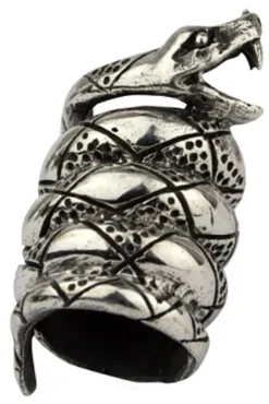 Echt etNox Snake Silver Beard/Hair Bead