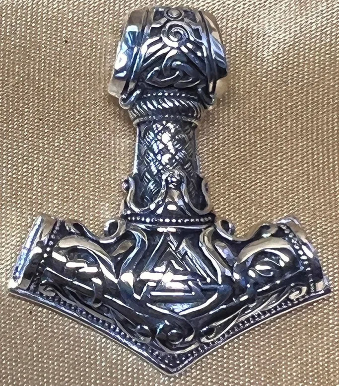 Echt etNox Thors Hammer Silver Pendant