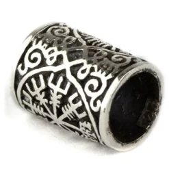 Echt etNox Vegvisir Silver Beard/Hair Bead