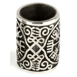 Echt etNox Vegvisir Silver Beard/Hair Bead