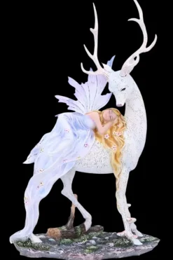 Nemesis Now Evelyn Fairy and Stag Figurine