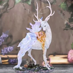Nemesis Now Evelyn Fairy and Stag Figurine