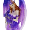 Alternative Gifts Fairy and Dragon Figurine Purple