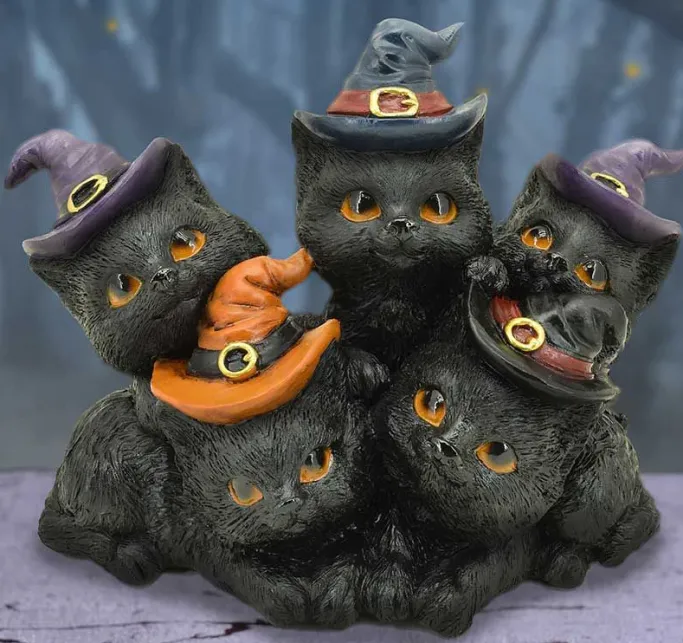Nemesis Now Familiar Friends Witchy Black Cats