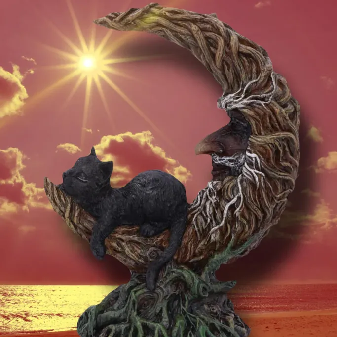 Nemesis Now Familiar Slumber Moon Cat