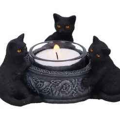 Nemesis Now Familiar Trio Cat Tea Light Holder