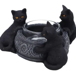 Nemesis Now Familiar Trio Cat Tea Light Holder