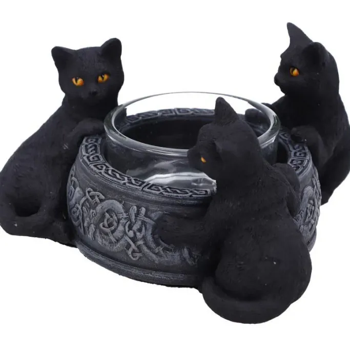 Nemesis Now Familiar Trio Cat Tea Light Holder