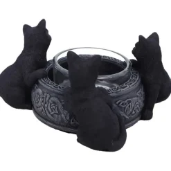 Nemesis Now Familiar Trio Cat Tea Light Holder