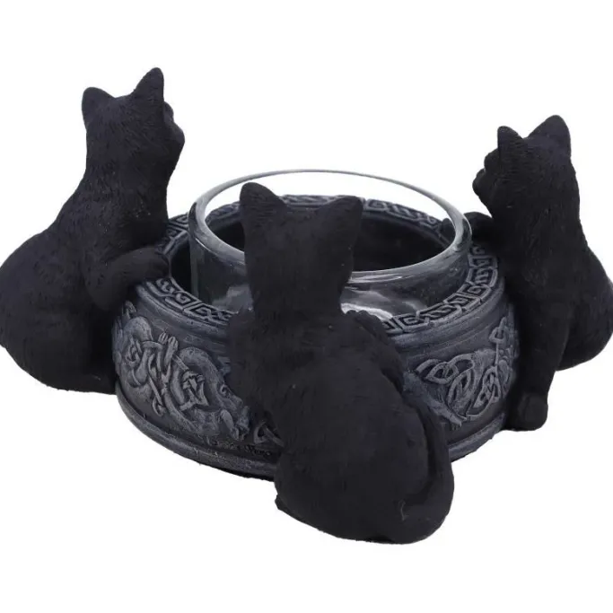 Nemesis Now Familiar Trio Cat Tea Light Holder