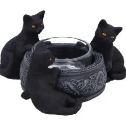 Nemesis Now Familiar Trio Cat Tea Light Holder