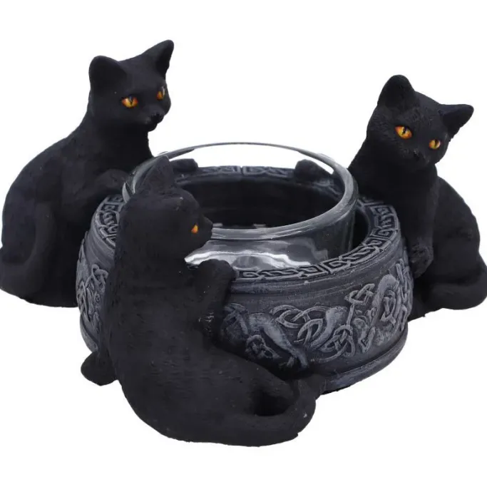 Nemesis Now Familiar Trio Cat Tea Light Holder