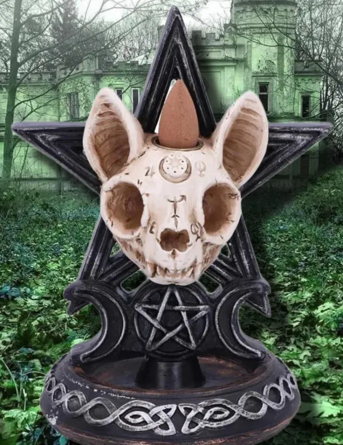 Nemesis Now Familiar Worship Backflow Incense Burner