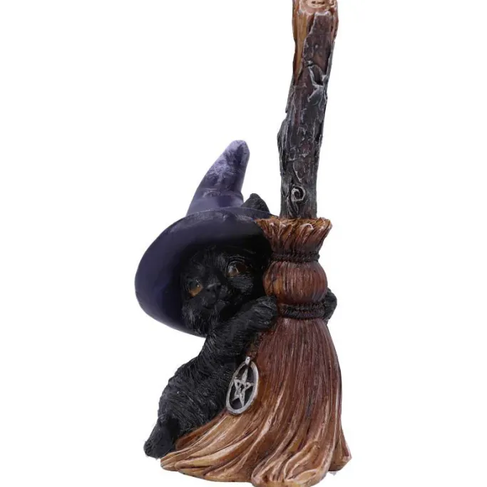 Nemesis Now Familiars Broom Witches Cat