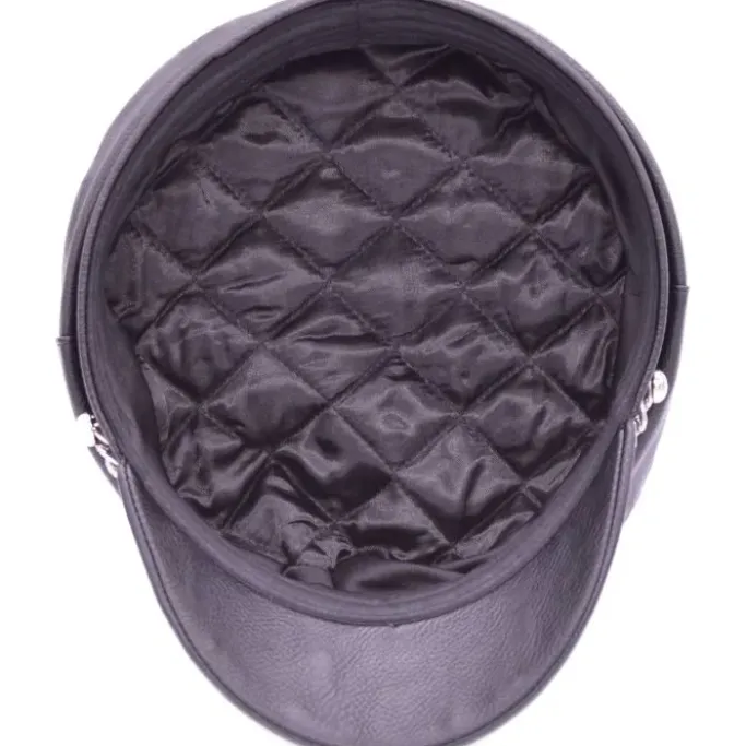 Euro Accessories Faux Leather Captain Hat