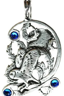 Fire and Ice Owl Pendant