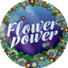 Grind Flower Power Glass Chopping Board