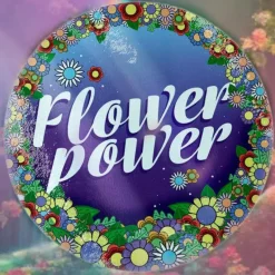 Grind Flower Power Glass Chopping Board