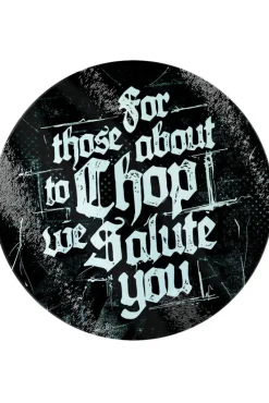 Grind For Those About To Chop Glass Chopping Board