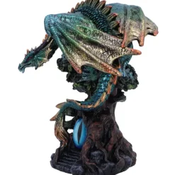 Nemesis Now Forest Seer Green Dragon Eye Figurine