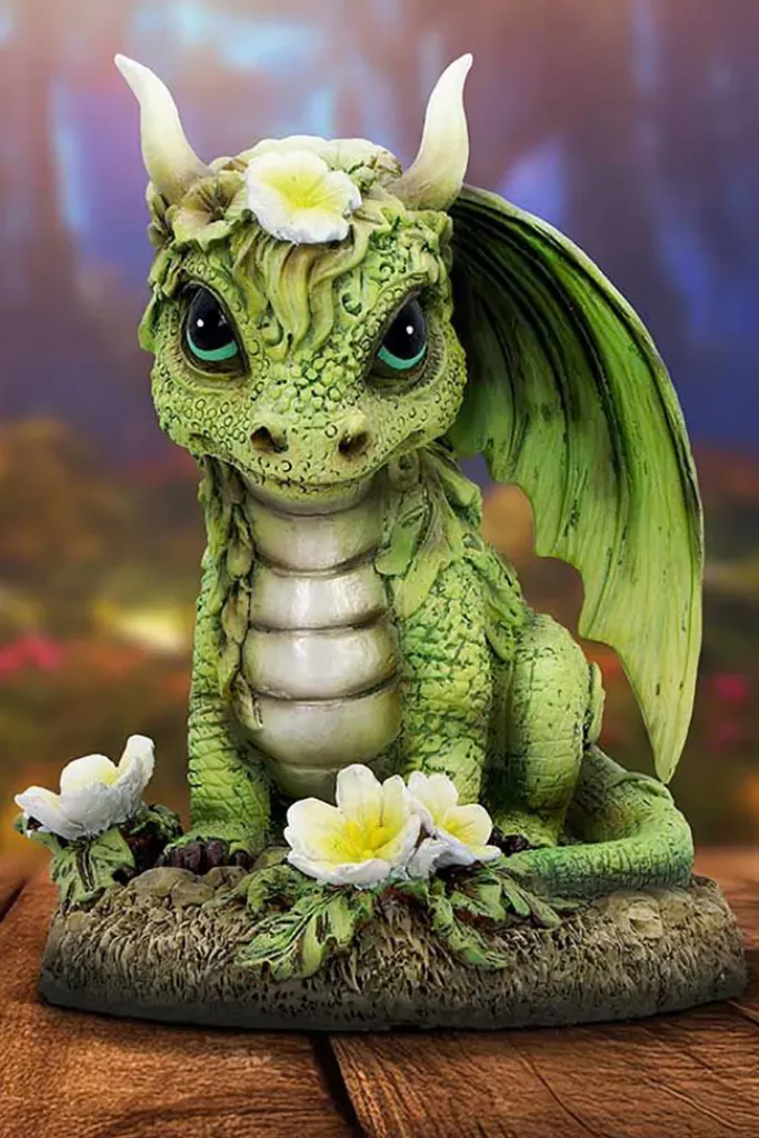 Nemesis Now Freesia Flower Dragon Figurine