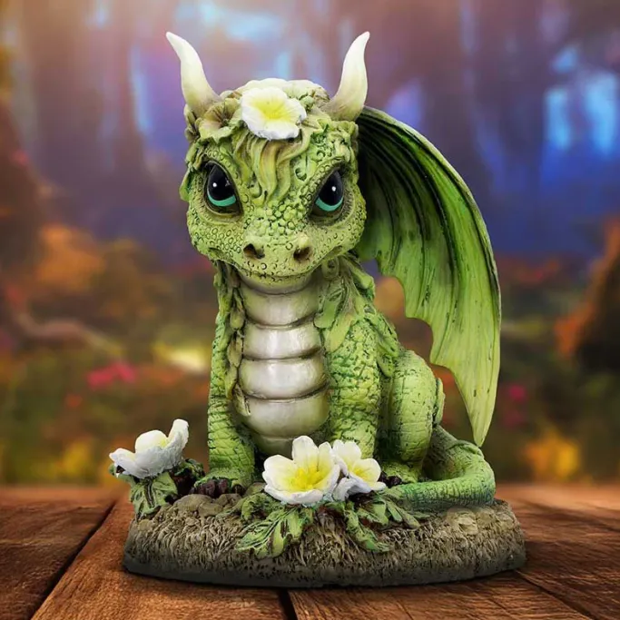 Nemesis Now Freesia Flower Dragon Figurine