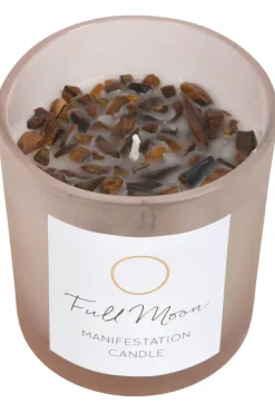 Something Different Full Moon Eucalyptus Manifestation Crystal Chip Candle