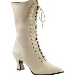 Funtasma Victorian 120 Boots Cream