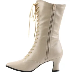 Funtasma Victorian 120 Boots Cream