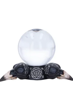 Nemesis Now Future of the Raven Crystal Ball and Holder