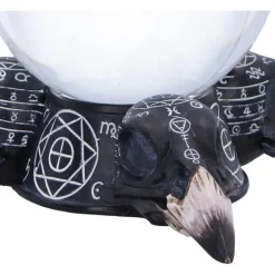 Nemesis Now Future of the Raven Crystal Ball and Holder