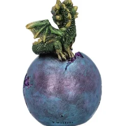 Nemesis Now Geode Guard Dragon Green