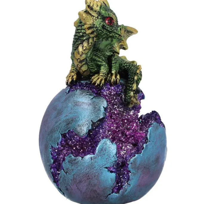 Nemesis Now Geode Guard Dragon Green