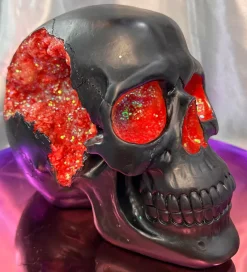 Nemesis Now Geode Skull Red