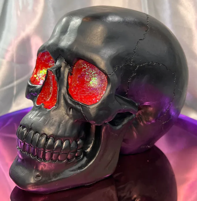 Nemesis Now Geode Skull Red