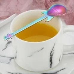 Gothic Accessories Gold Guitar Teaspoon