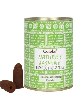 Something Different Goloka Jasmine Backflow Incense Cones