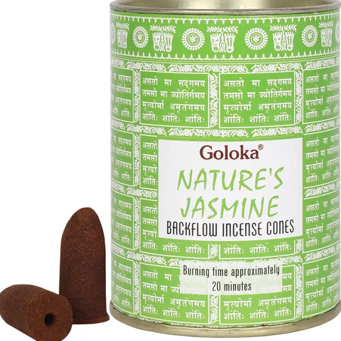 Something Different Goloka Jasmine Backflow Incense Cones
