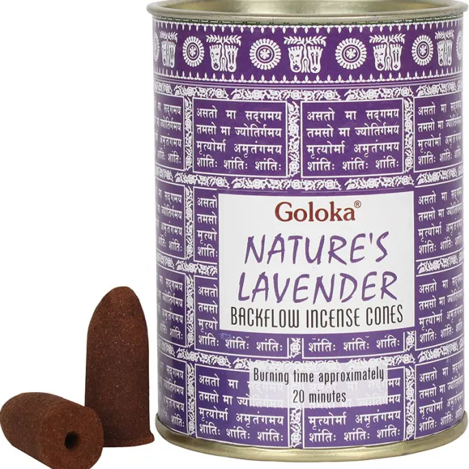 Something Different Goloka Lavender Backflow Incense Cones
